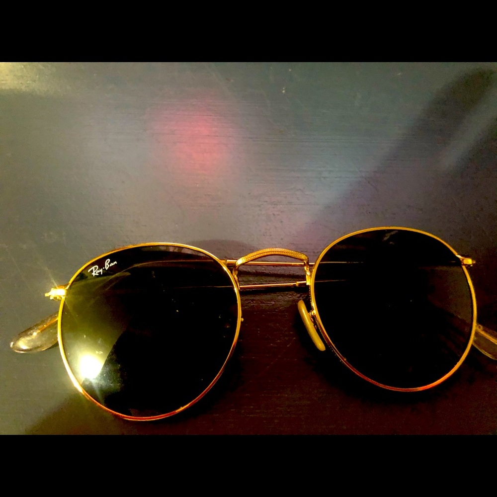 Ray-Ban Women's Rb3447 Metal Round Sunglasses